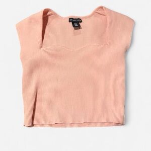 Sincerely Jules Peach Ribbed Tank Top